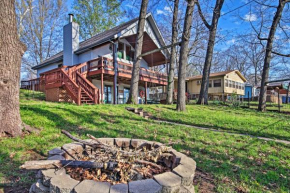 Waterfront Grove Getaway with Fire Pit and Boat Slip!